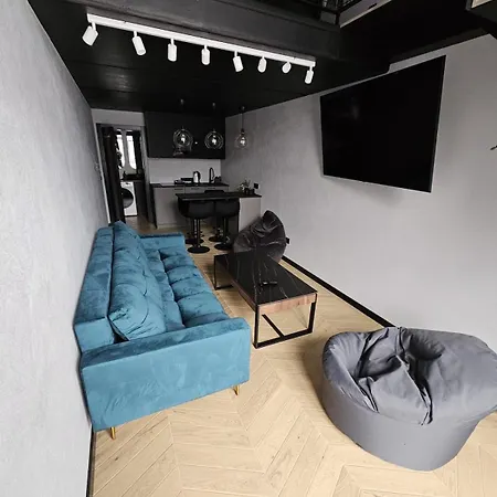 公寓 Black In Palangos Loftai Bright *