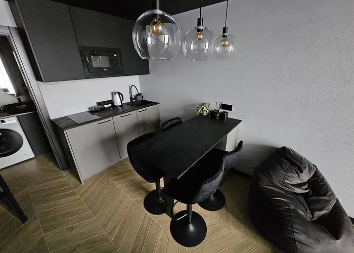 Apartment Black In Palangos Loftai Bright