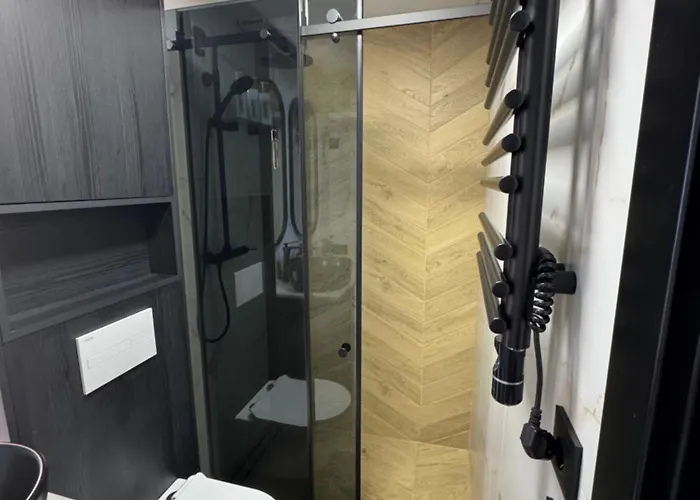 Black In Palangos Loftai Bright Apartment Palanga